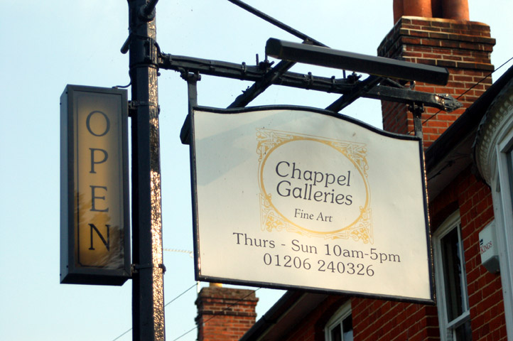Chappel Galleries sign