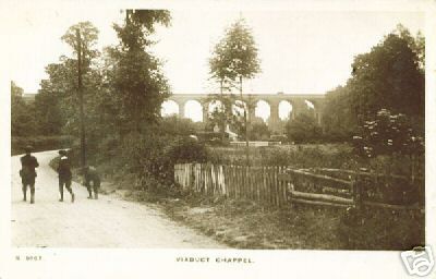 Old photo of the viaduct
